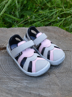 Jonap Kelly Grey-Pink sandali