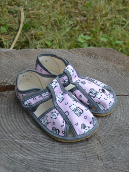 Baby Bare Pink Cat copati